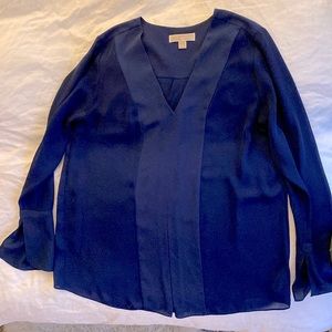 Michael Kors navy blouse